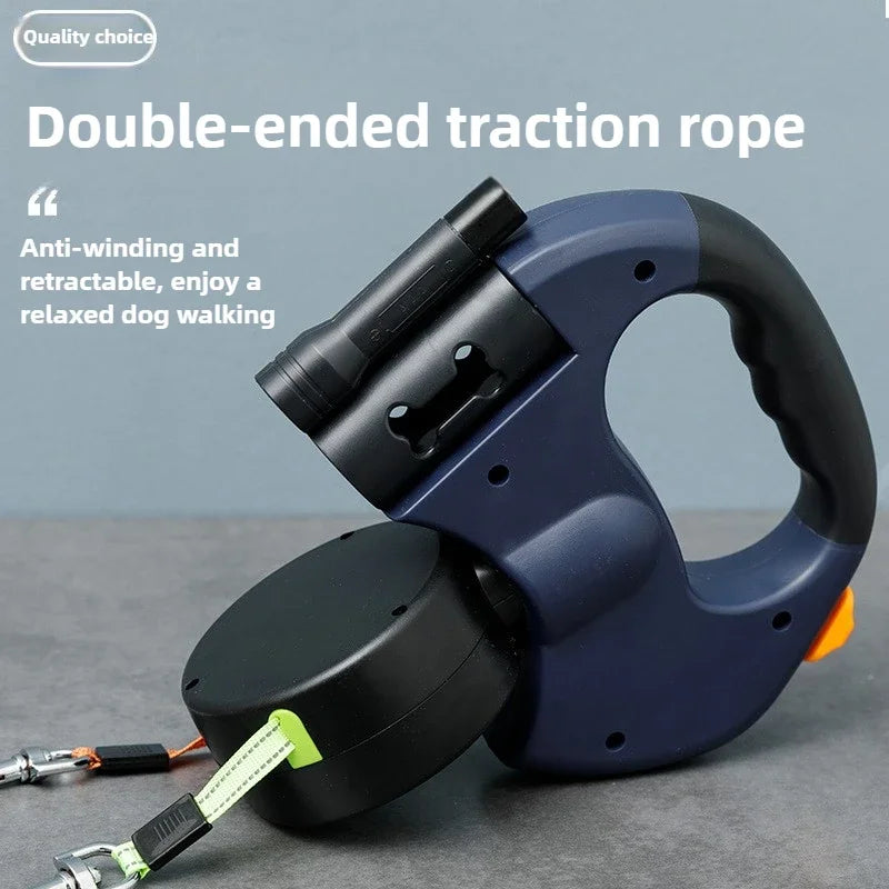 Dual Retractable Dog Leash