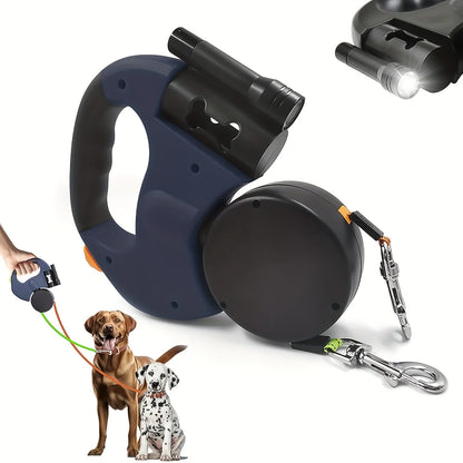 Dual Retractable Dog Leash