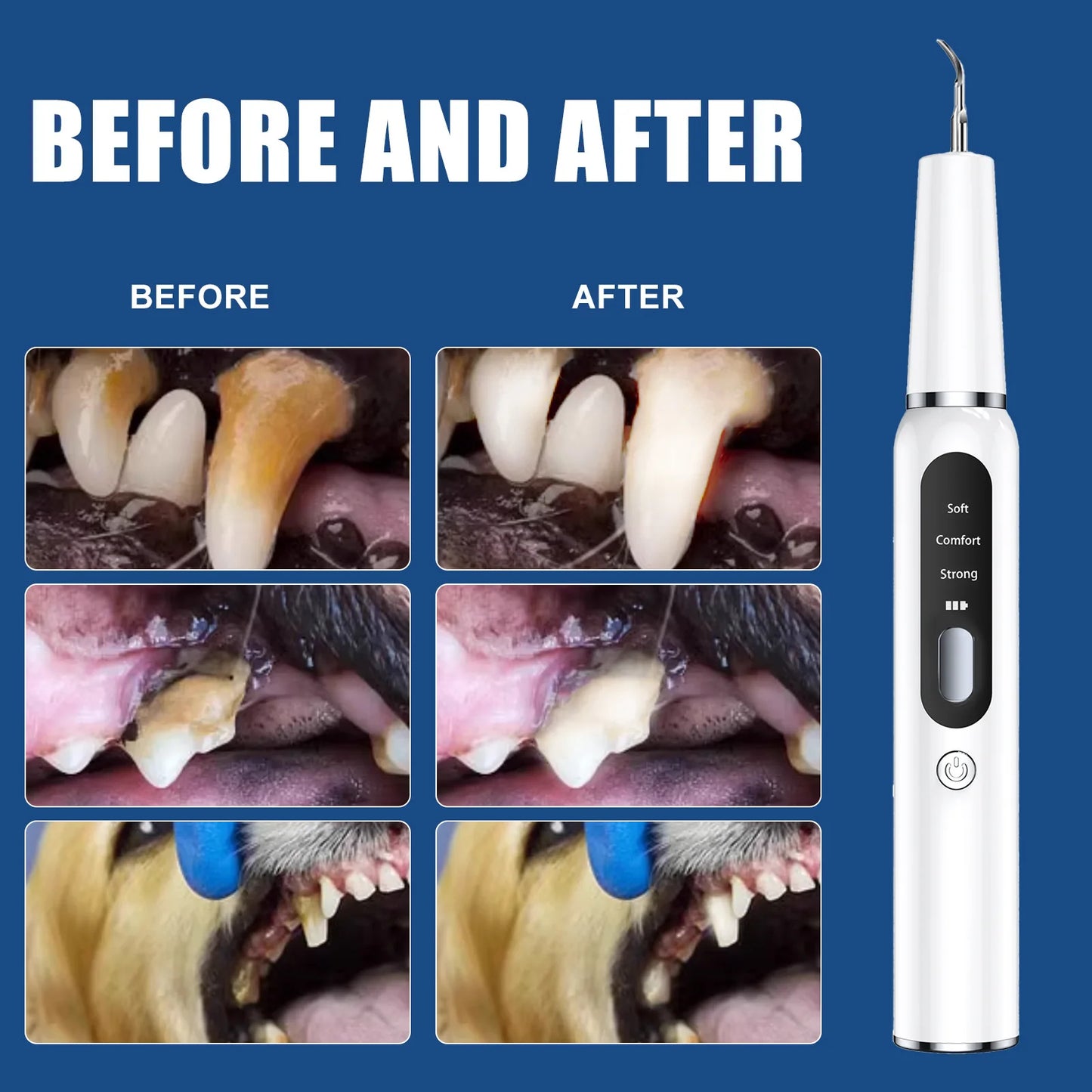 Ultrasonic Pet Tooth Cleaner