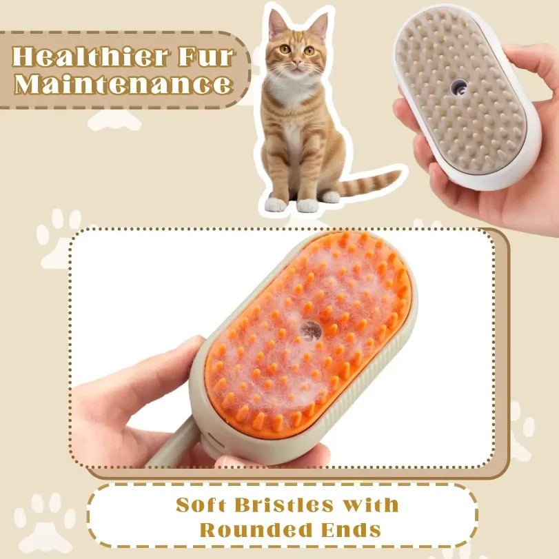 3 In 1 Pet Steam Brush
