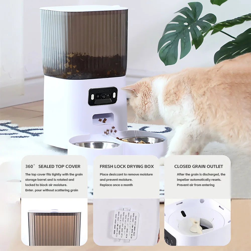 Smart Dual Bowl Pet Feeder