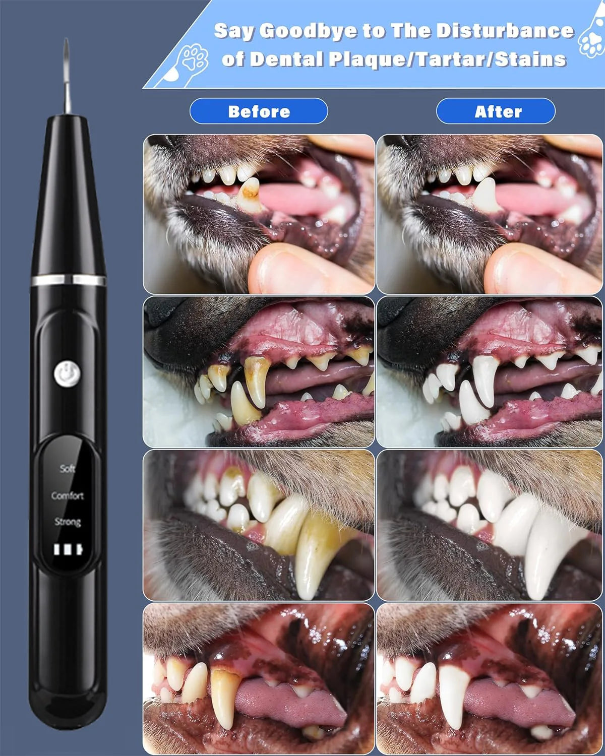 Ultrasonic Pet Tooth Cleaner