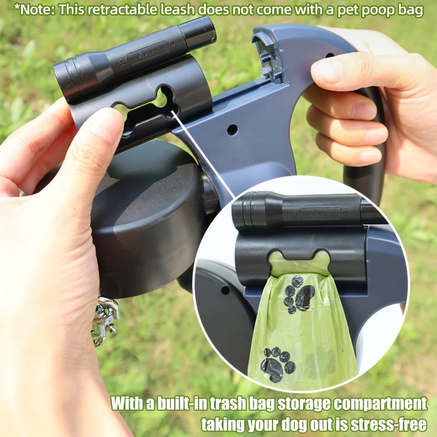 Dual Retractable Dog Leash