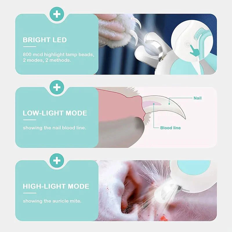 LED Pet Nail Clipper