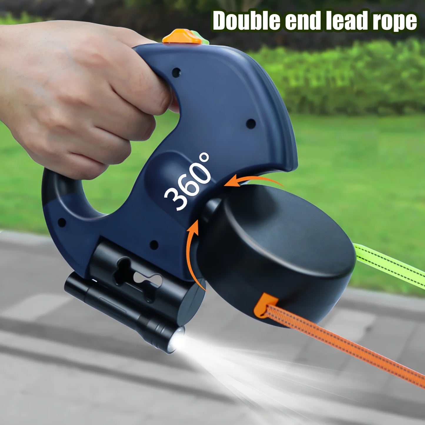 Dual Retractable Dog Leash
