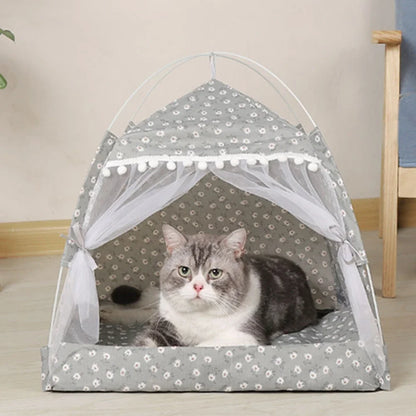 Foldable Pet Tent Bed